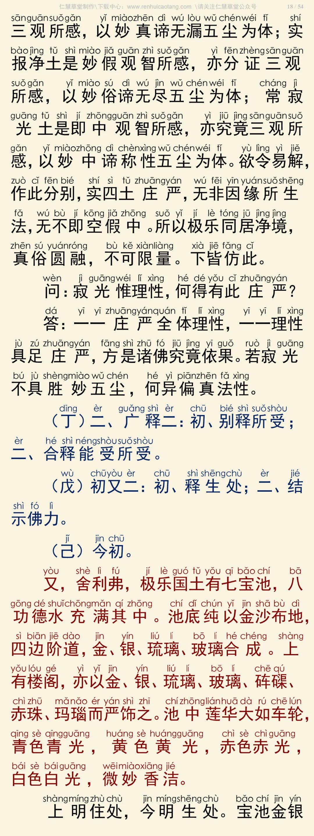 阿弥陀经要解20