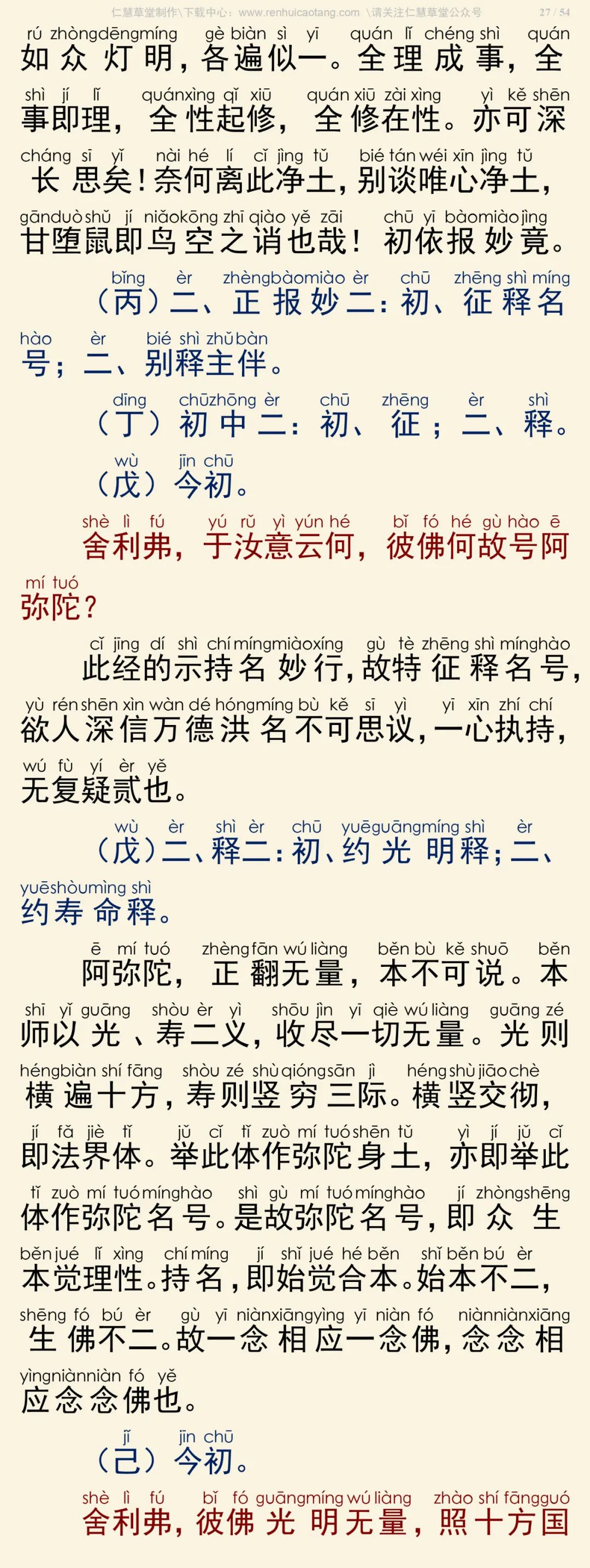 阿弥陀经要解29