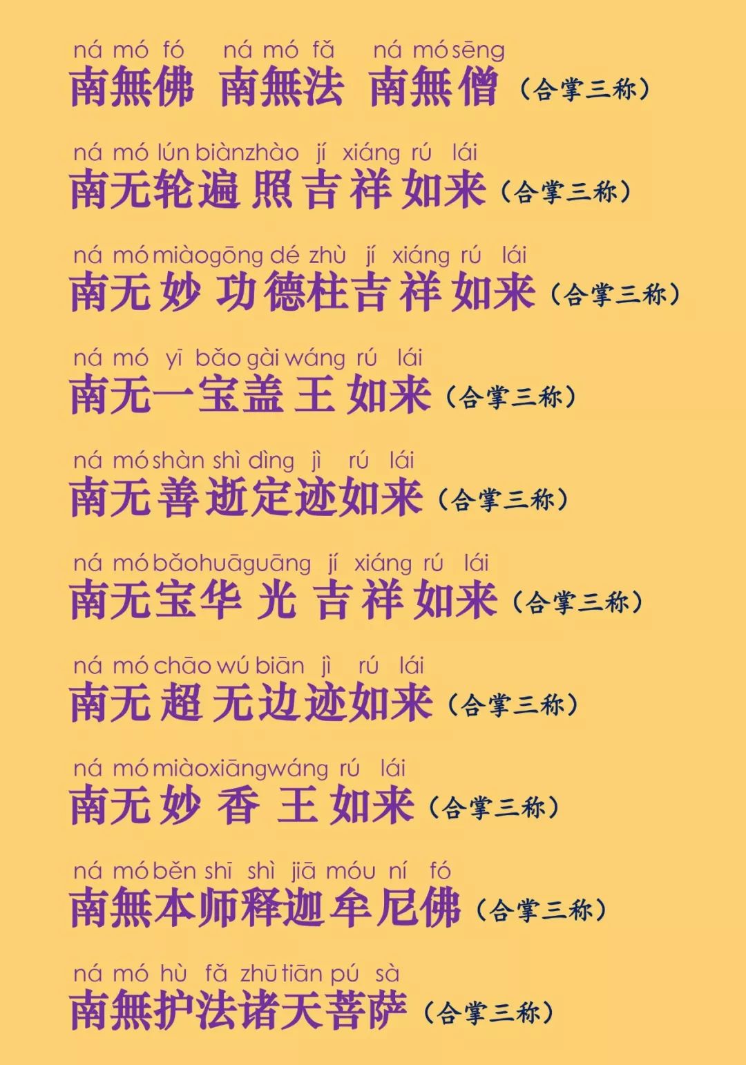 受持七佛名号所生功德经14