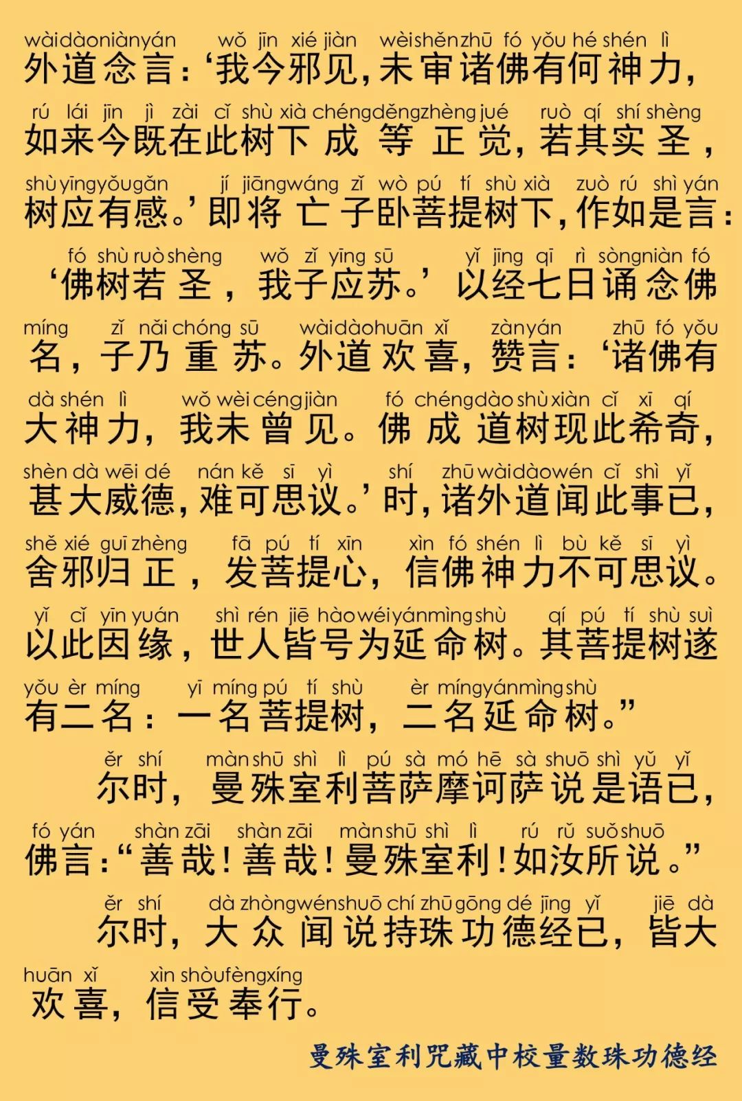 曼殊室利咒藏中校量数珠功德经8