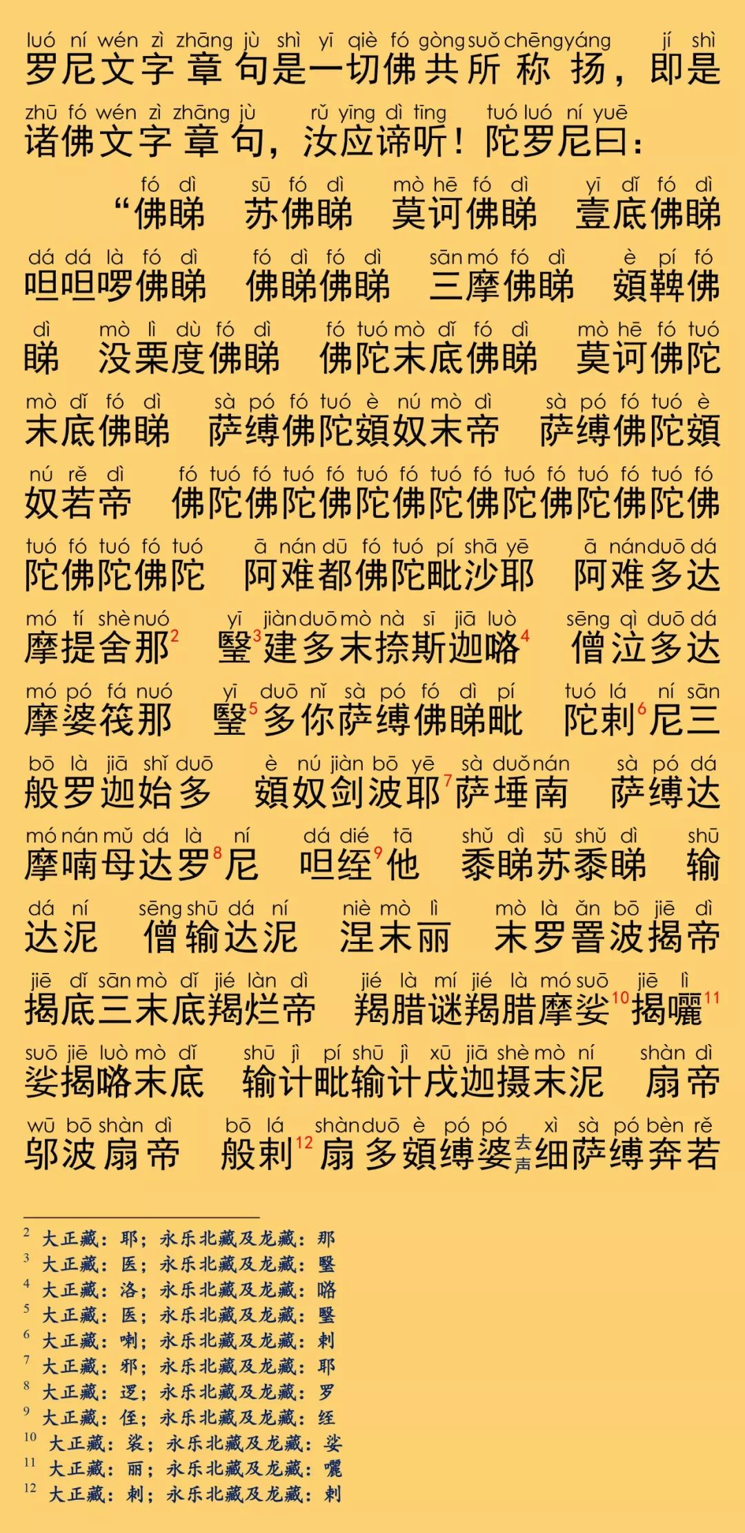 诸佛心陀罗尼经7