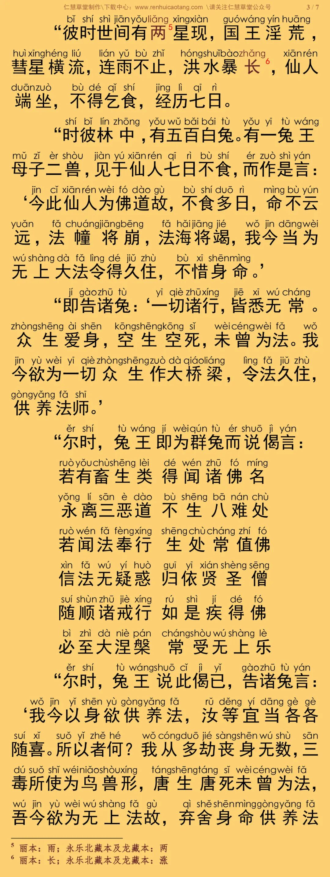 一切智光明仙人慈心因缘不食肉经7