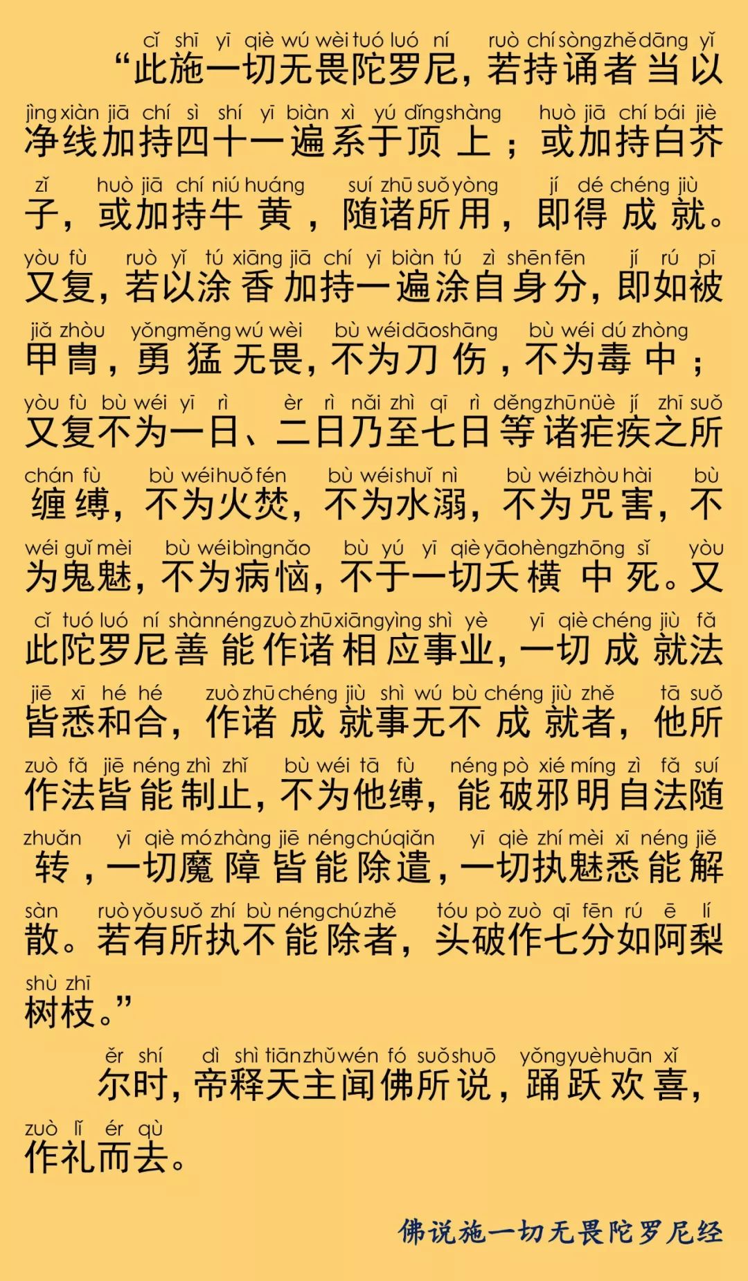 施一切无畏陀罗尼经8