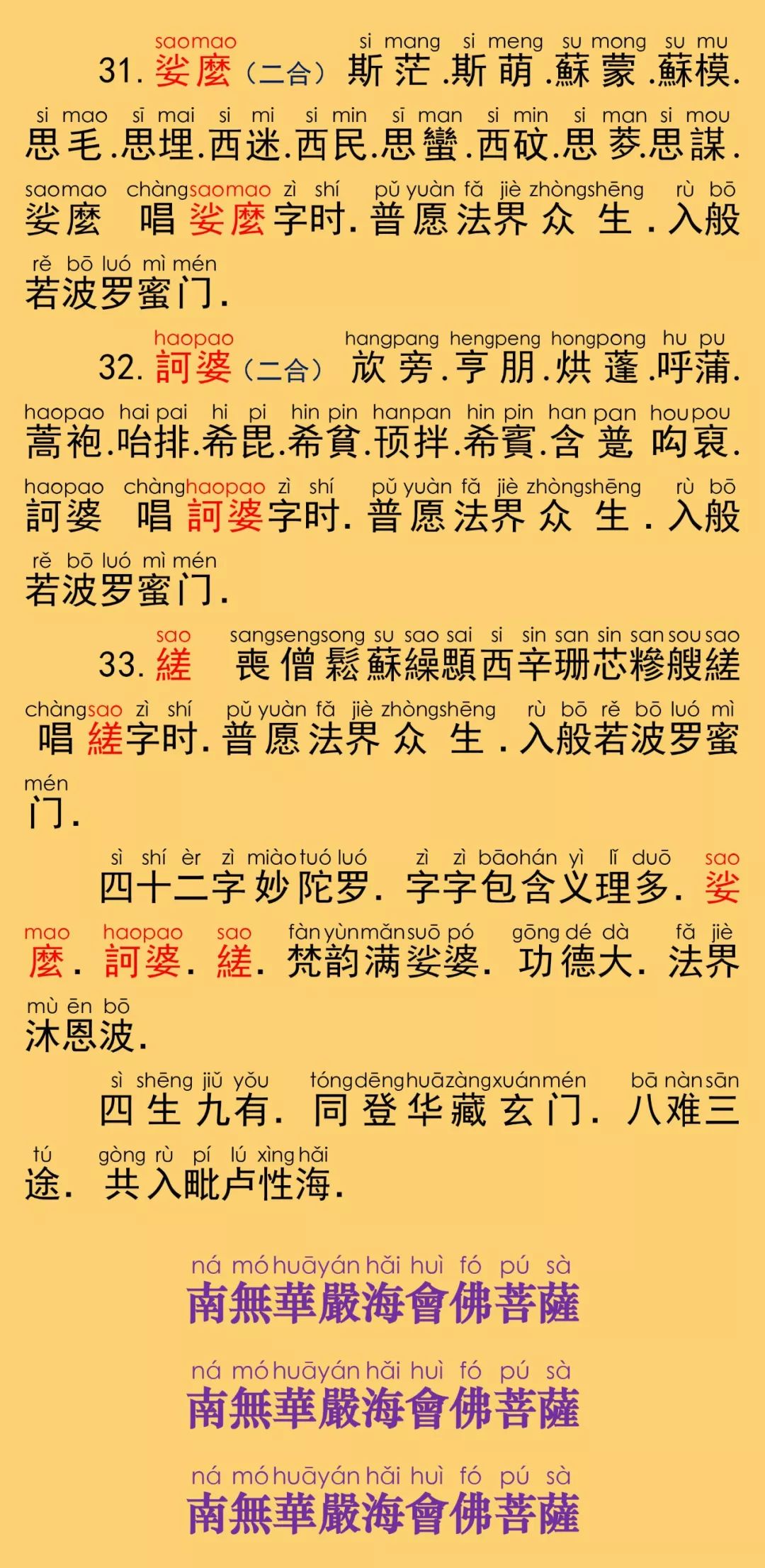 华严字母27