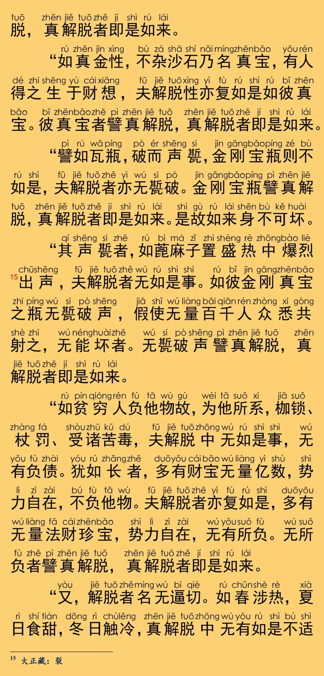 大般涅槃经卷第五17