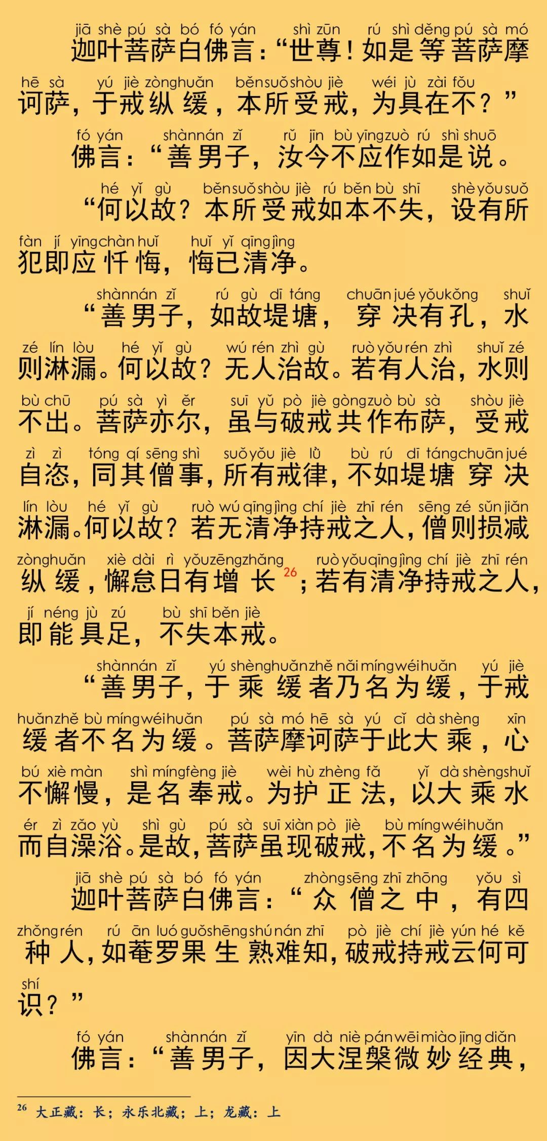 大般涅槃经卷第六25