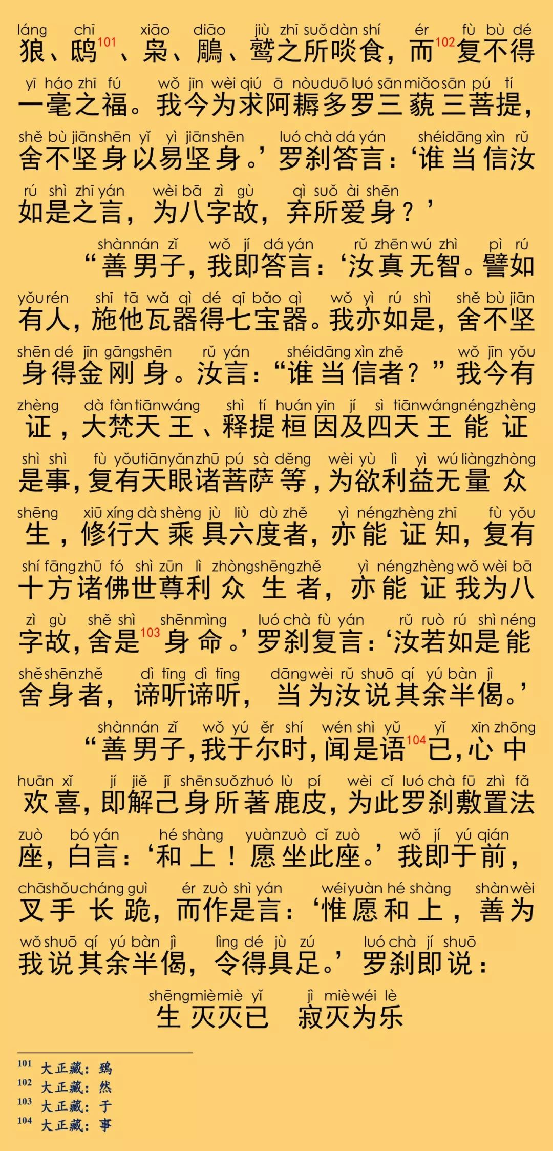 大般涅槃经卷第十三33