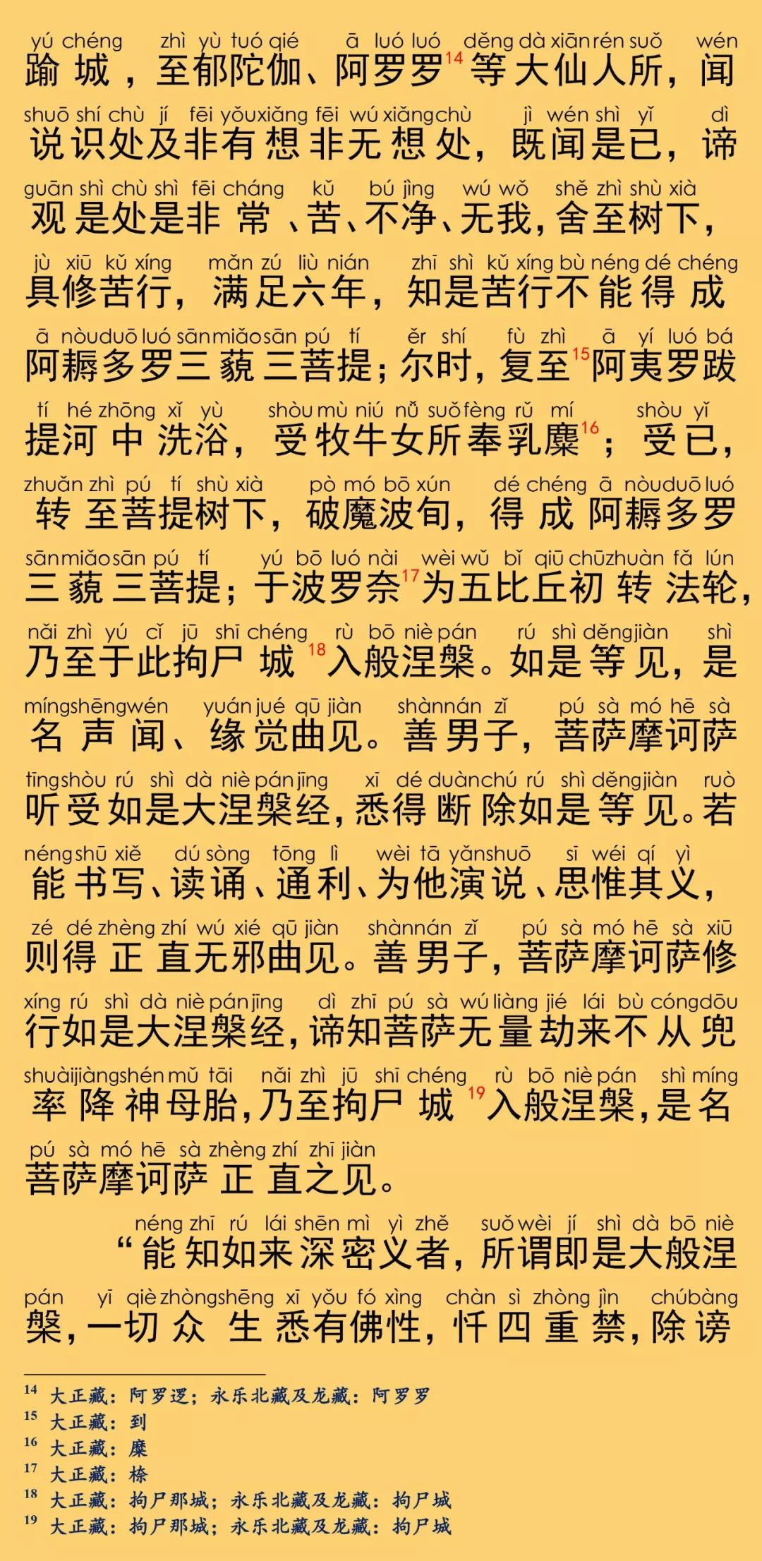 大般涅槃经卷第十九11