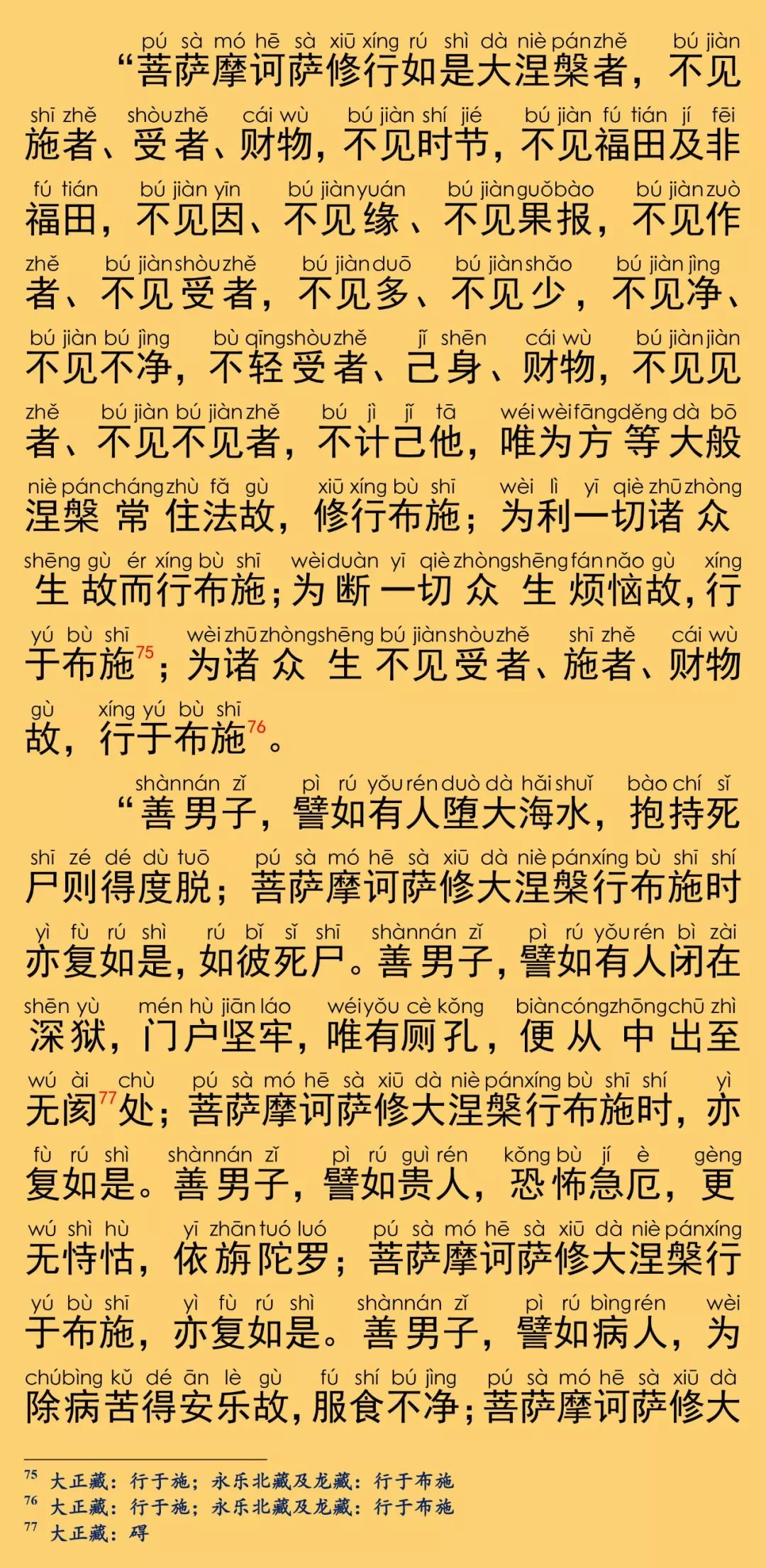 大般涅槃经卷第十九36