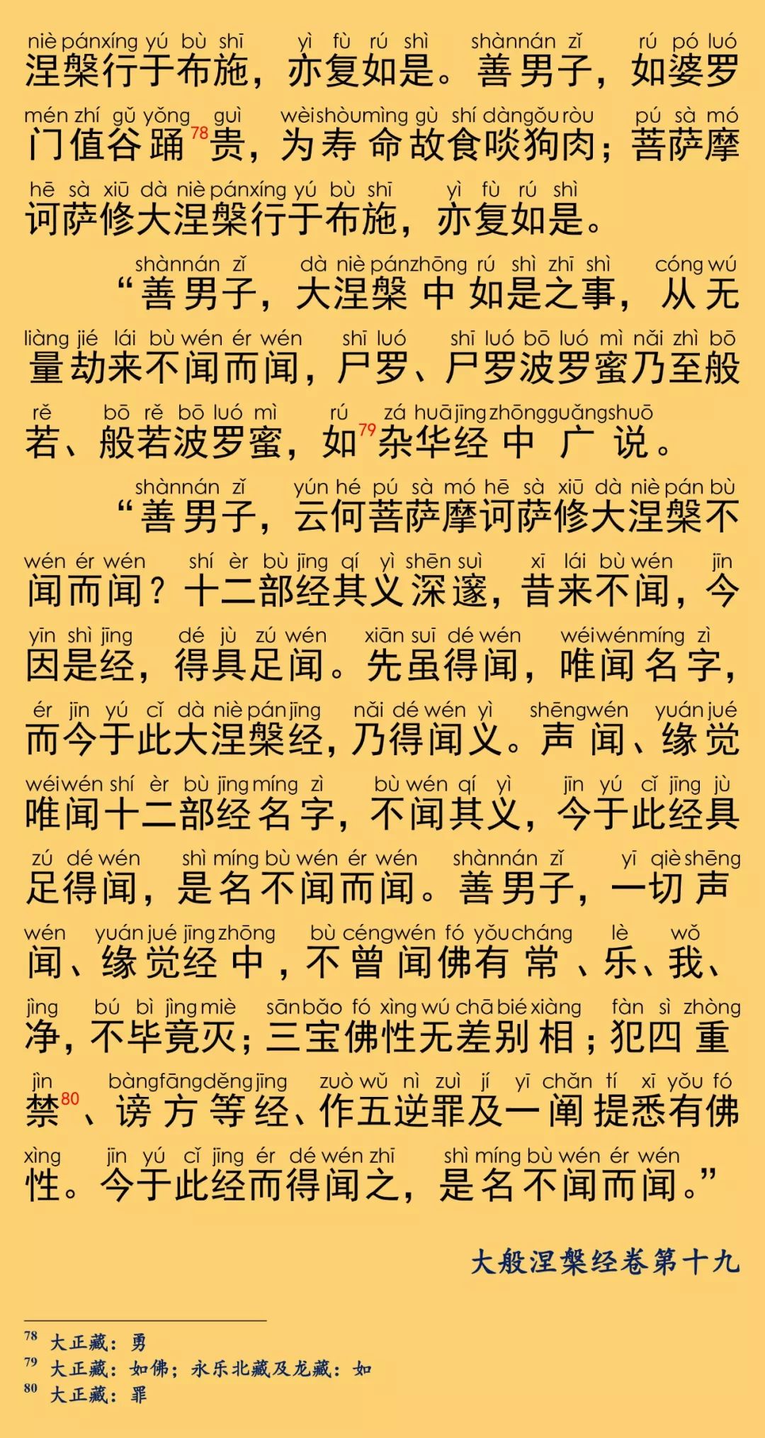 大般涅槃经卷第十九37