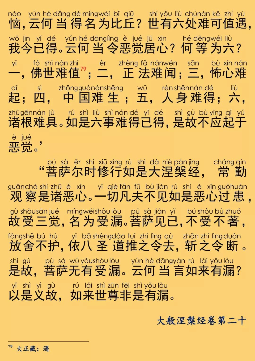 大般涅槃经卷第二十33