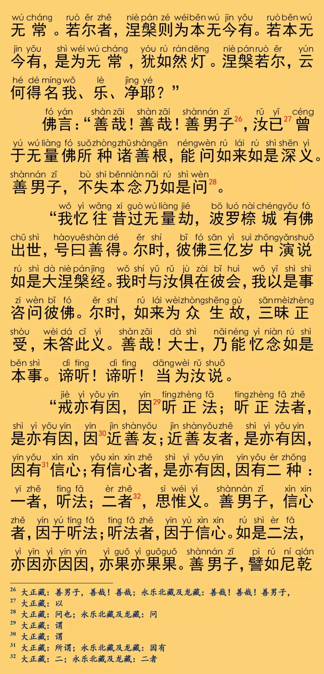 大般涅槃经卷第二十六13